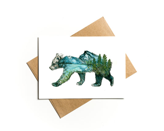 RUNDLE BEAR CARD