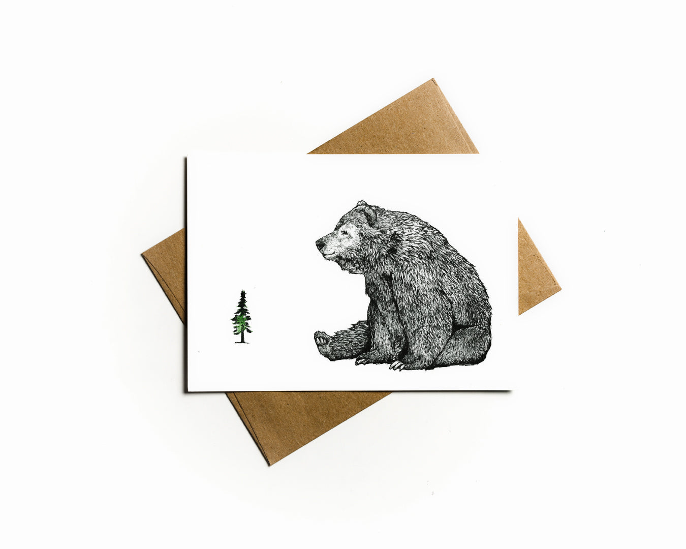 BEARS LITTLE TREE CARD